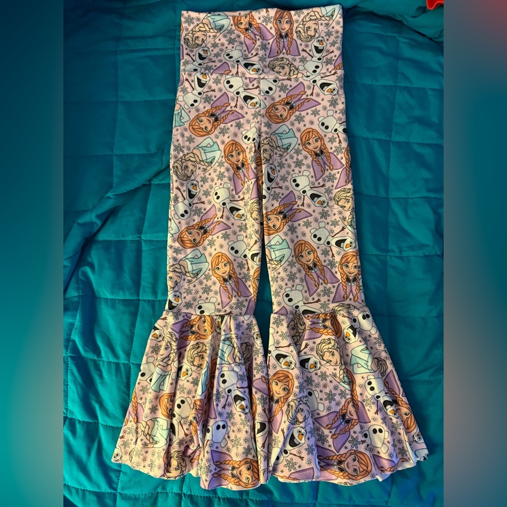 East Bow Baby Disney’s Frozen Flare Pants 2T GUC